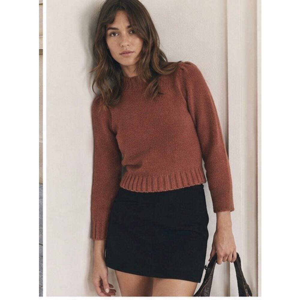 NWT Doen May cashmere sweater Dusty Rose XS - Picture 3 of 10